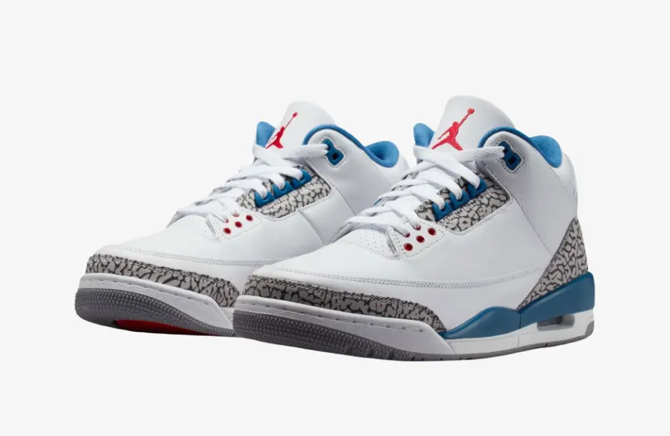 Giày Nike Air Jordan 3 Retro 'True Blue' IF4396-104 - Ảnh 3