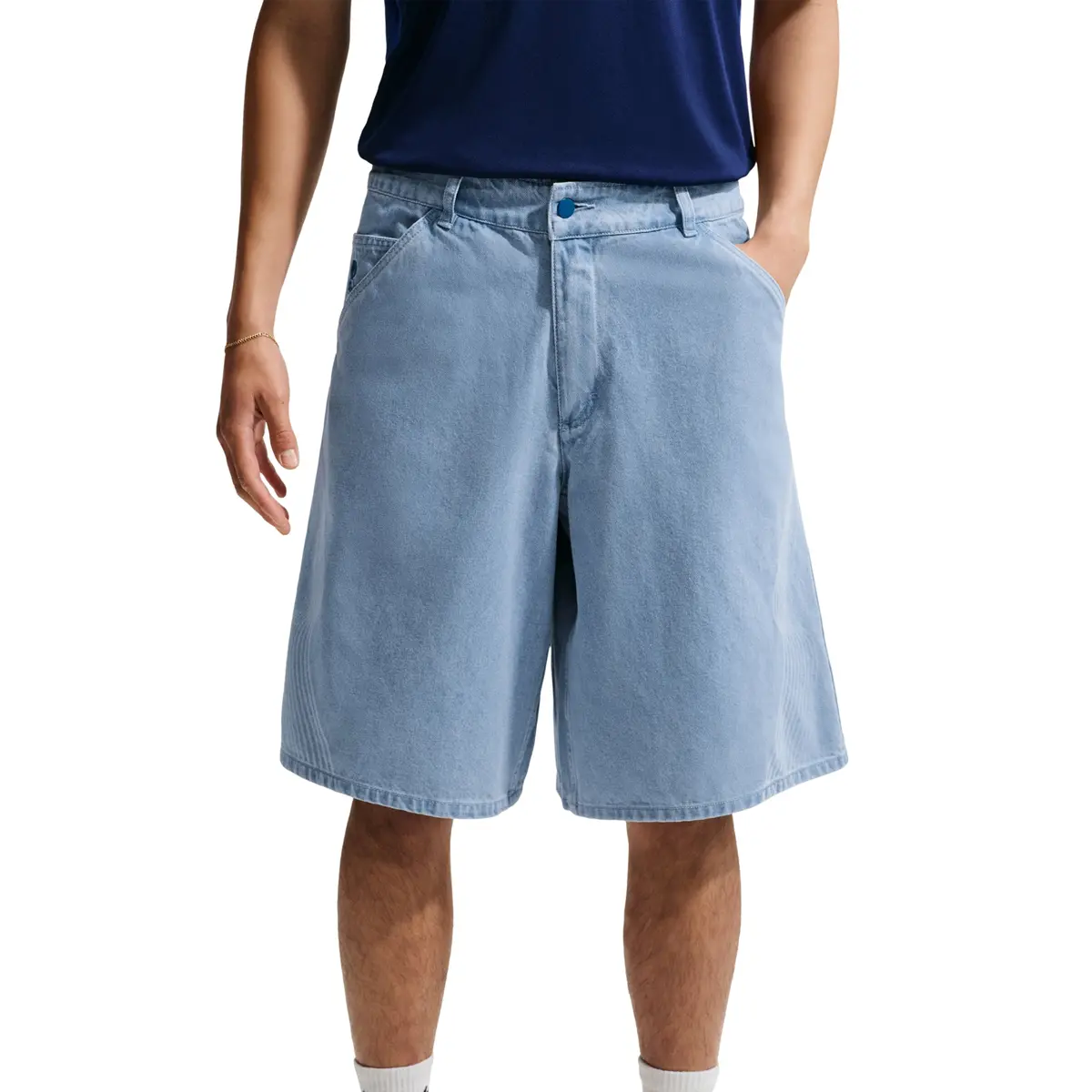 Quần Nike Sportswear Denim Short 'Ashen Slate' IR6783-493 - Ảnh 2