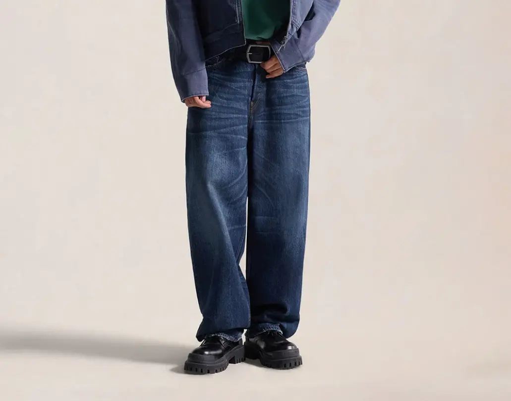 Alternative view of Quần Evisu Seagull Print Loose Fit 2ESHJM6JE591938DN
