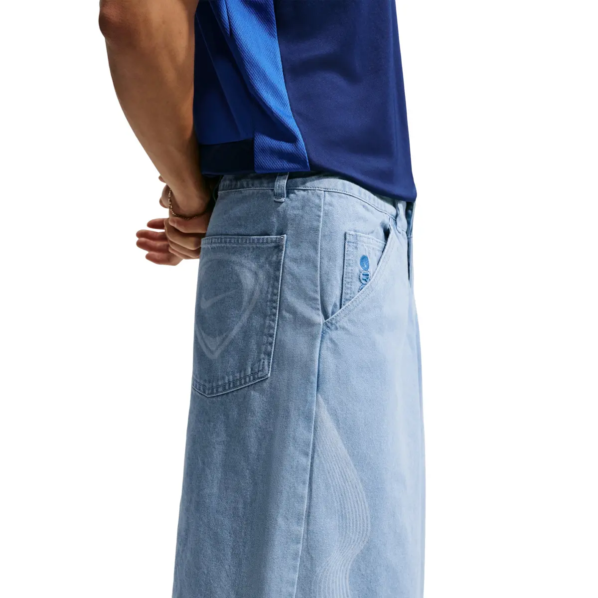 Quần Nike Sportswear Denim Short 'Ashen Slate' IR6783-493 - Ảnh 5