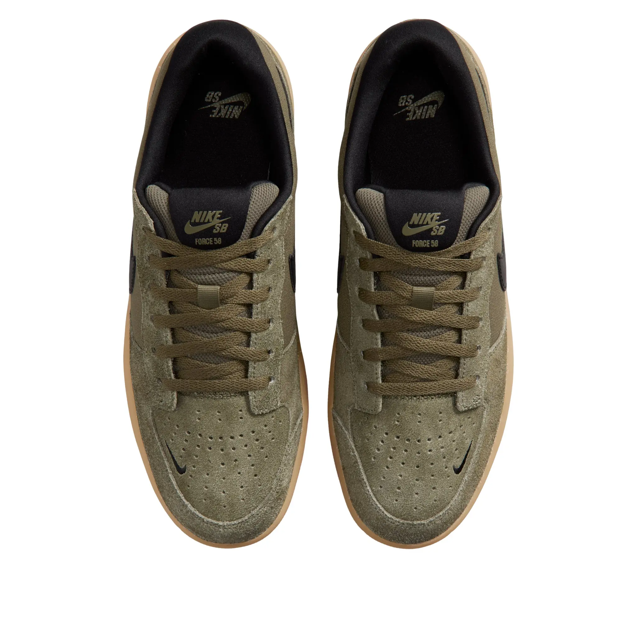Alternative view of Giày Nike SB Force 58 'Olive Gum Light Brown' IQ8398-200