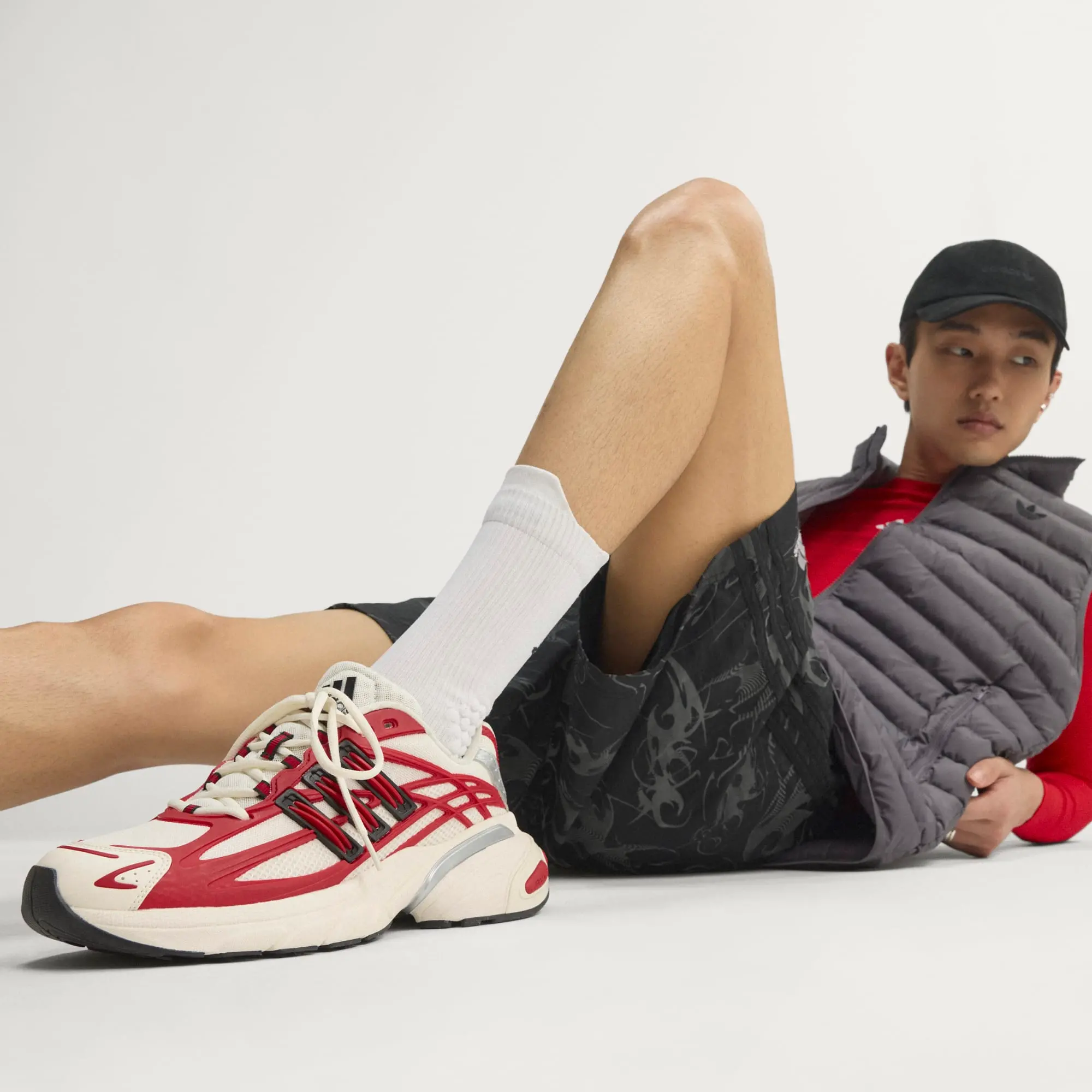 Alternative view of Giày Adidas Adistar XLG 2.0 'White Power Red' KI4506