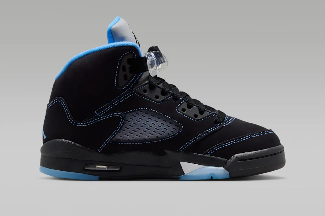 Alternative view of Giày Nike Air Jordan 5 Retro 'Black Blue' 440888-008