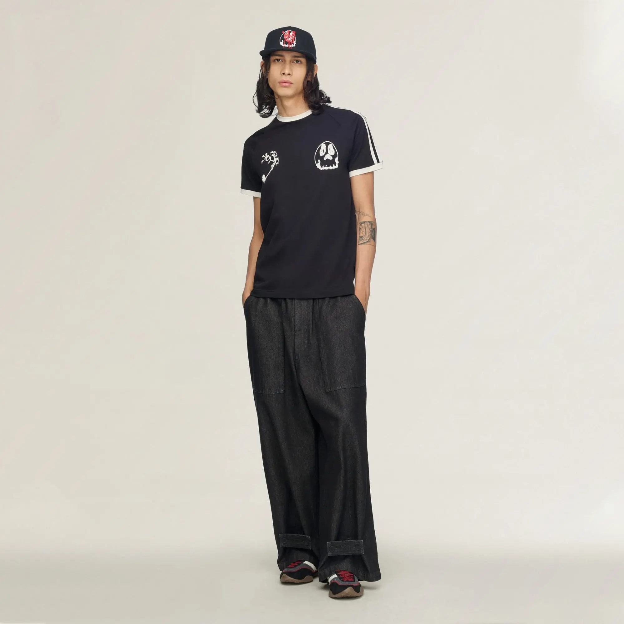Áo Adidas Y-3 Chito Graphic Cali Tee 'Black' KQ8577 - Ảnh 5