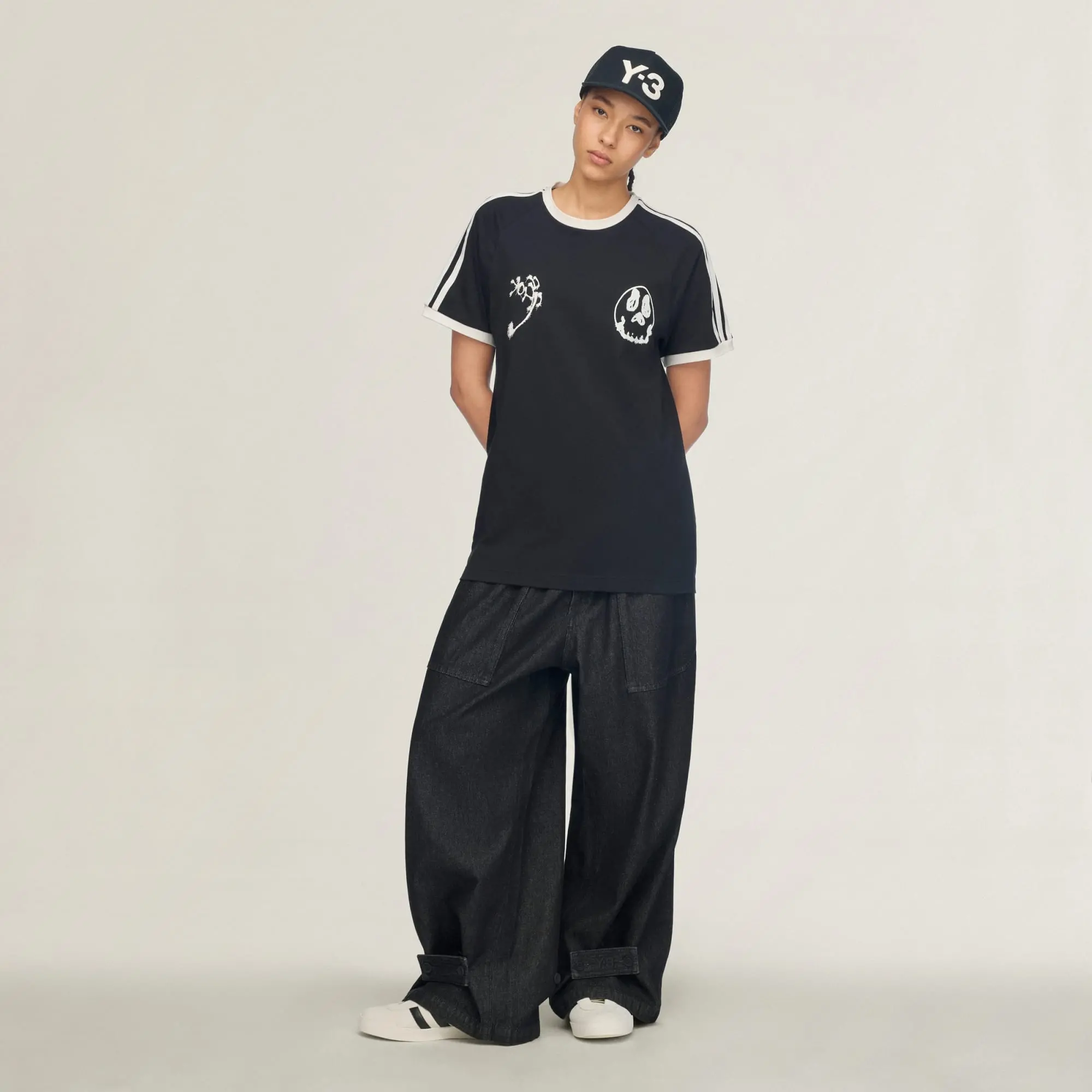 Áo Adidas Y-3 Chito Graphic Cali Tee 'Black' KQ8577 - Ảnh 6