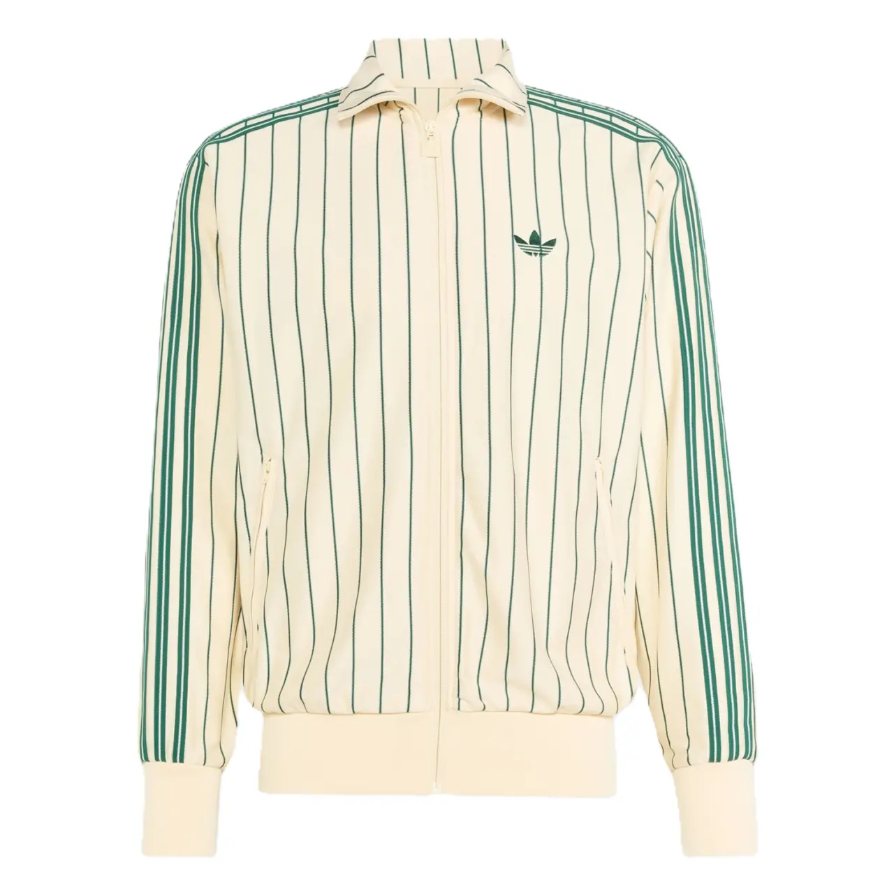 Ao Adidas Firebird Pinstriped Track Jacket Warm Vanilla chinh hang