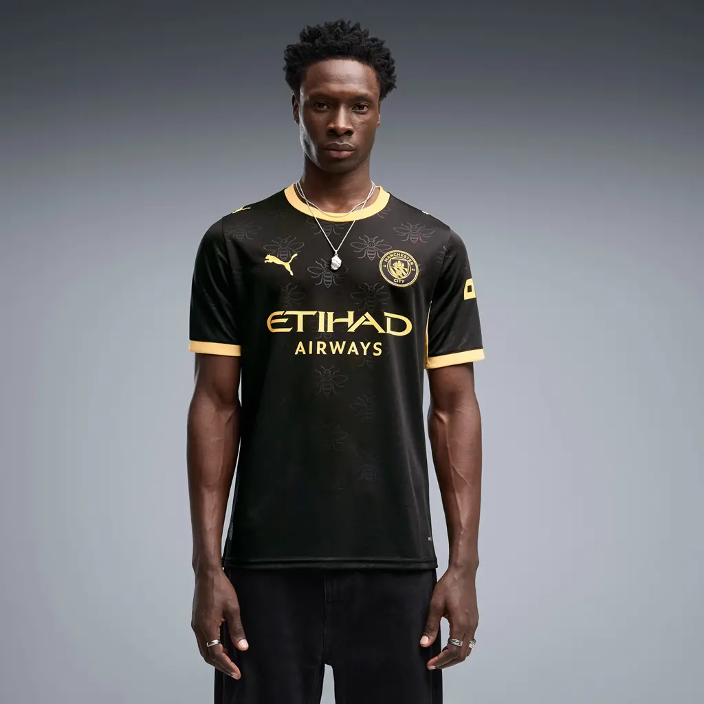 Alternative view of Áo Puma Manchester City 26/27 Away Jersey 'Black' 784339-03