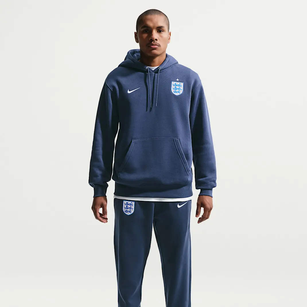 Alternative view of Áo Nike England 2026 Club Hoodie 'Midnight Navy White' IB6297-410
