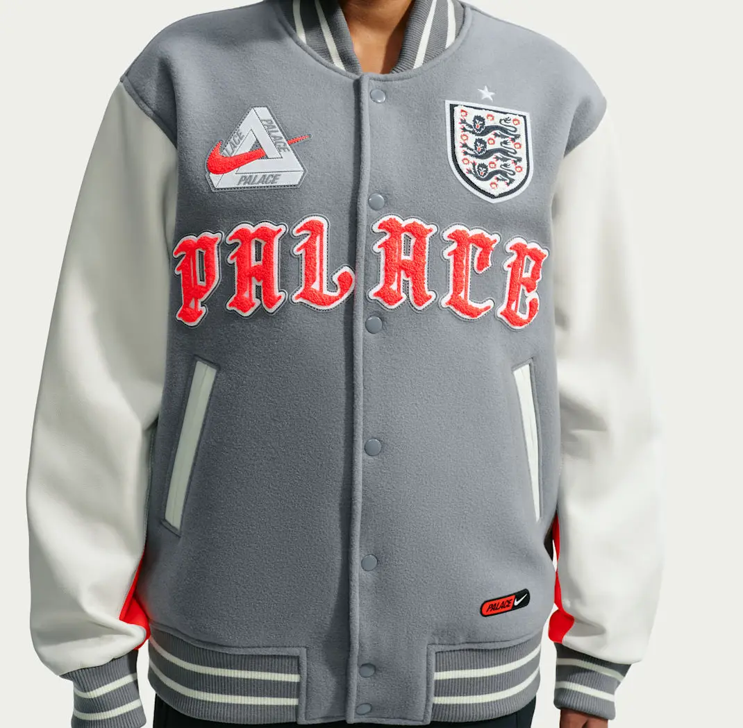 Áo Nike x Palce England Jacket 'Cool Grey' IM6636-065 - Ảnh 6