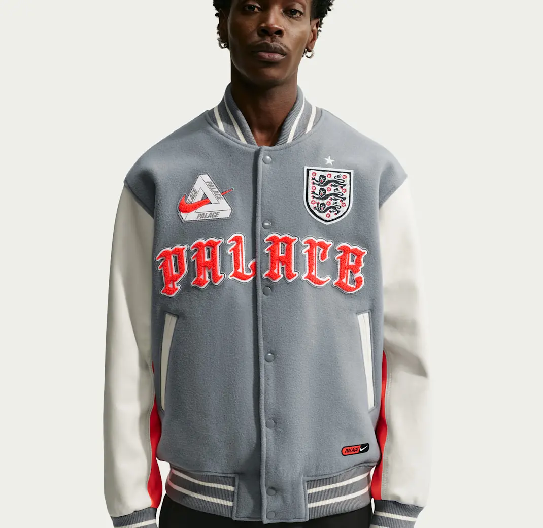 Áo Nike x Palce England Jacket 'Cool Grey' IM6636-065 - Ảnh 5