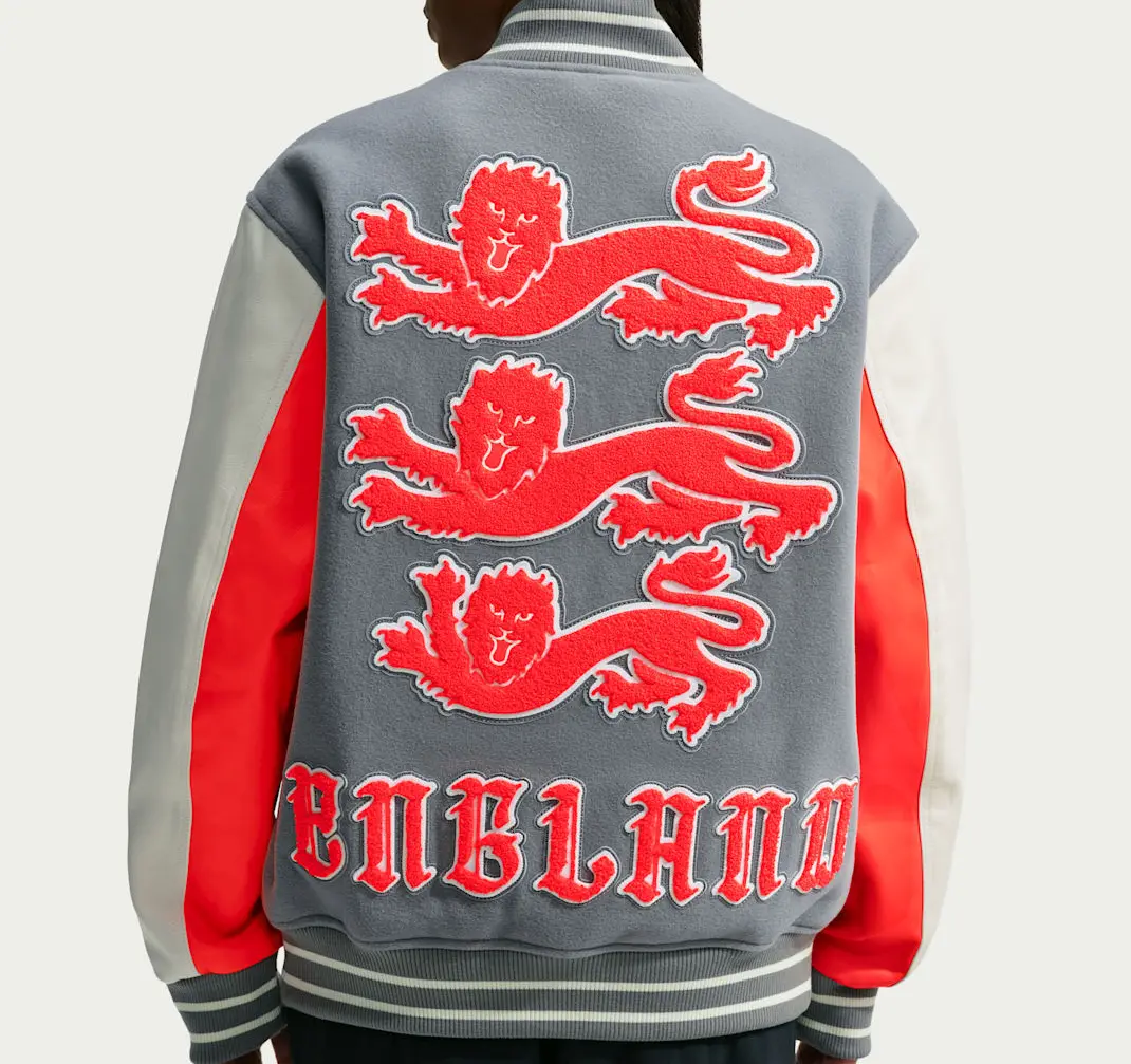 Áo Nike x Palce England Jacket 'Cool Grey' IM6636-065 - Ảnh 4