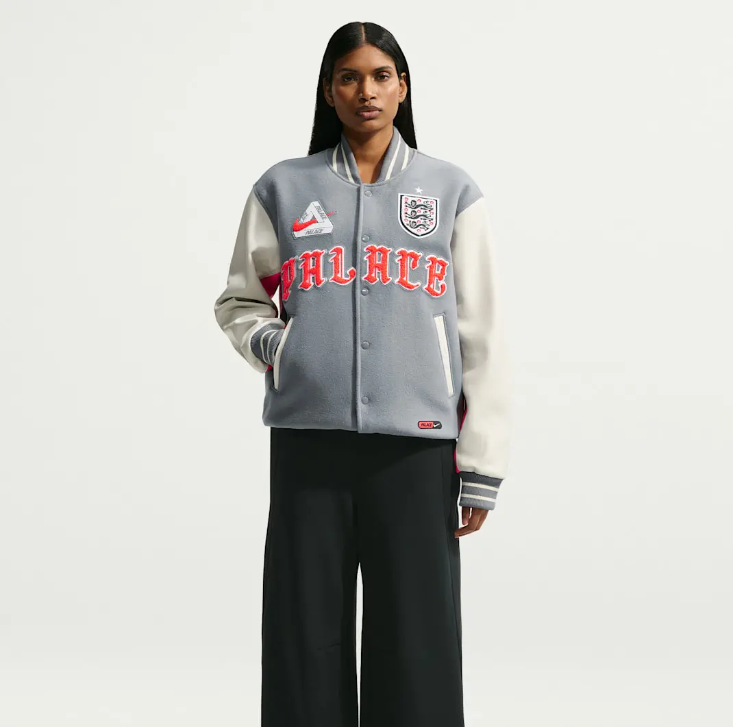 Áo Nike x Palce England Jacket 'Cool Grey' IM6636-065 - Ảnh 3