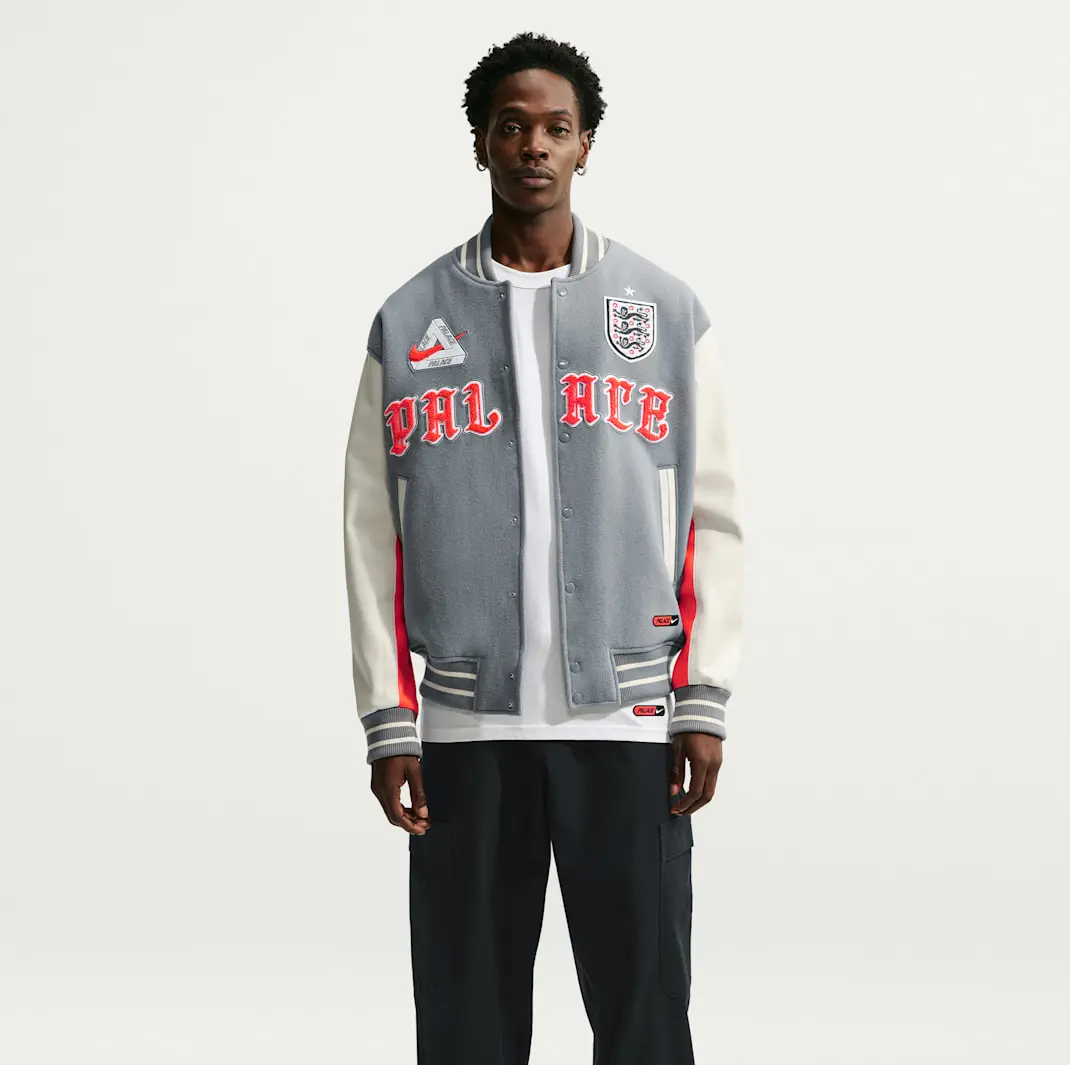 Alternative view of Áo Nike x Palce England Jacket 'Cool Grey' IM6636-065