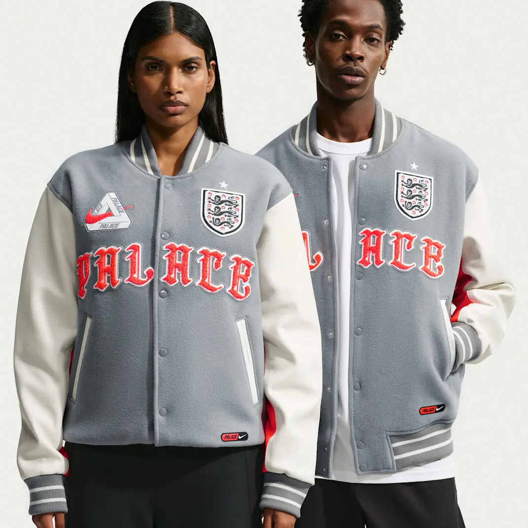 Áo Nike x Palce England Jacket 'Cool Grey' IM6636-065 - Ảnh 7