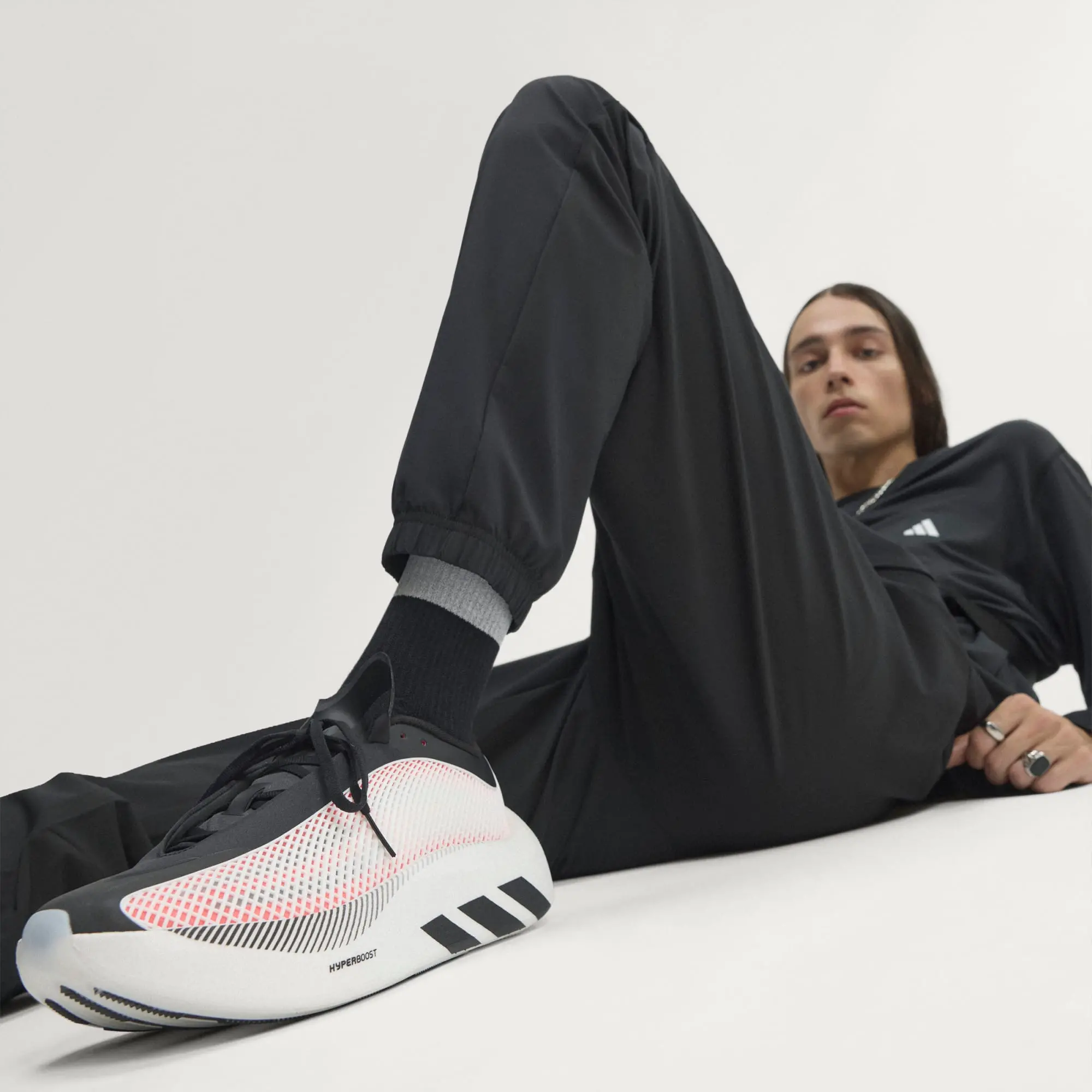 Alternative view of Giày Adidas Hyperboost 'Euphoria Pink Black' LA6206