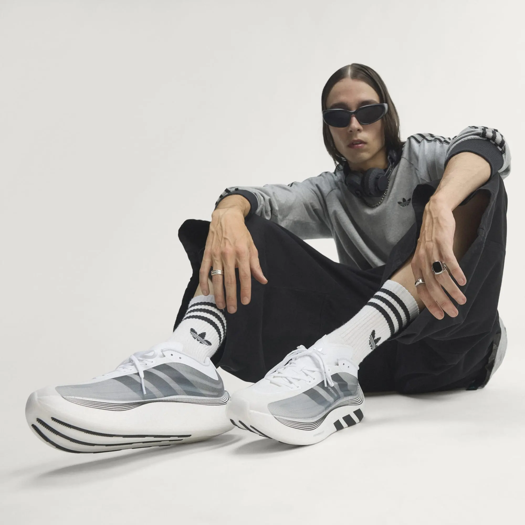 Giày Adidas Hyper Boost Euphoria LT 'Silver Metallic' LA5997 - Ảnh 4