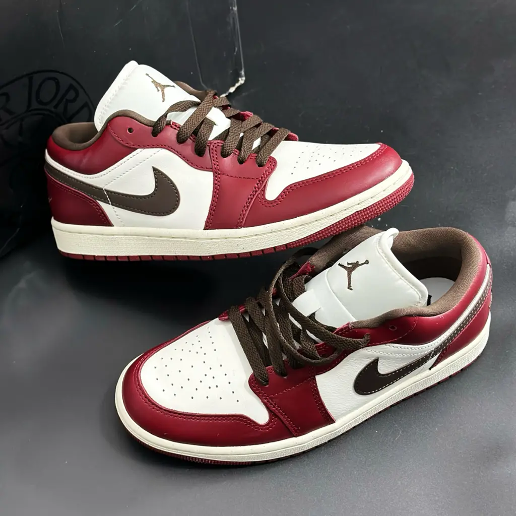 Giày Nike Air Jordan 1 Low SE 'Brown Team Red' IX5004-121 - Ảnh 5