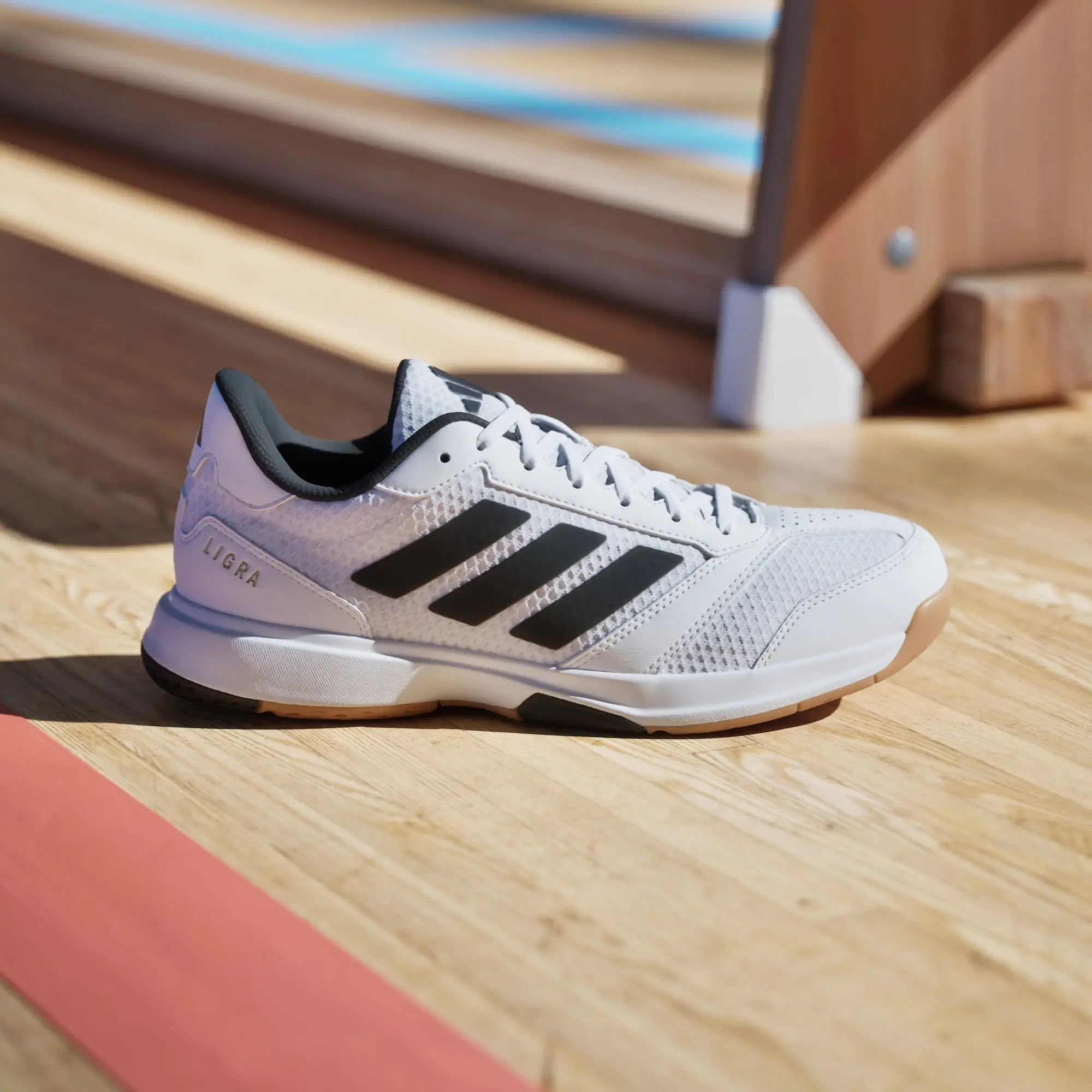 Alternative view of Giày Adidas Lifestyle Ligra 8 Indoor 'White' JI1505