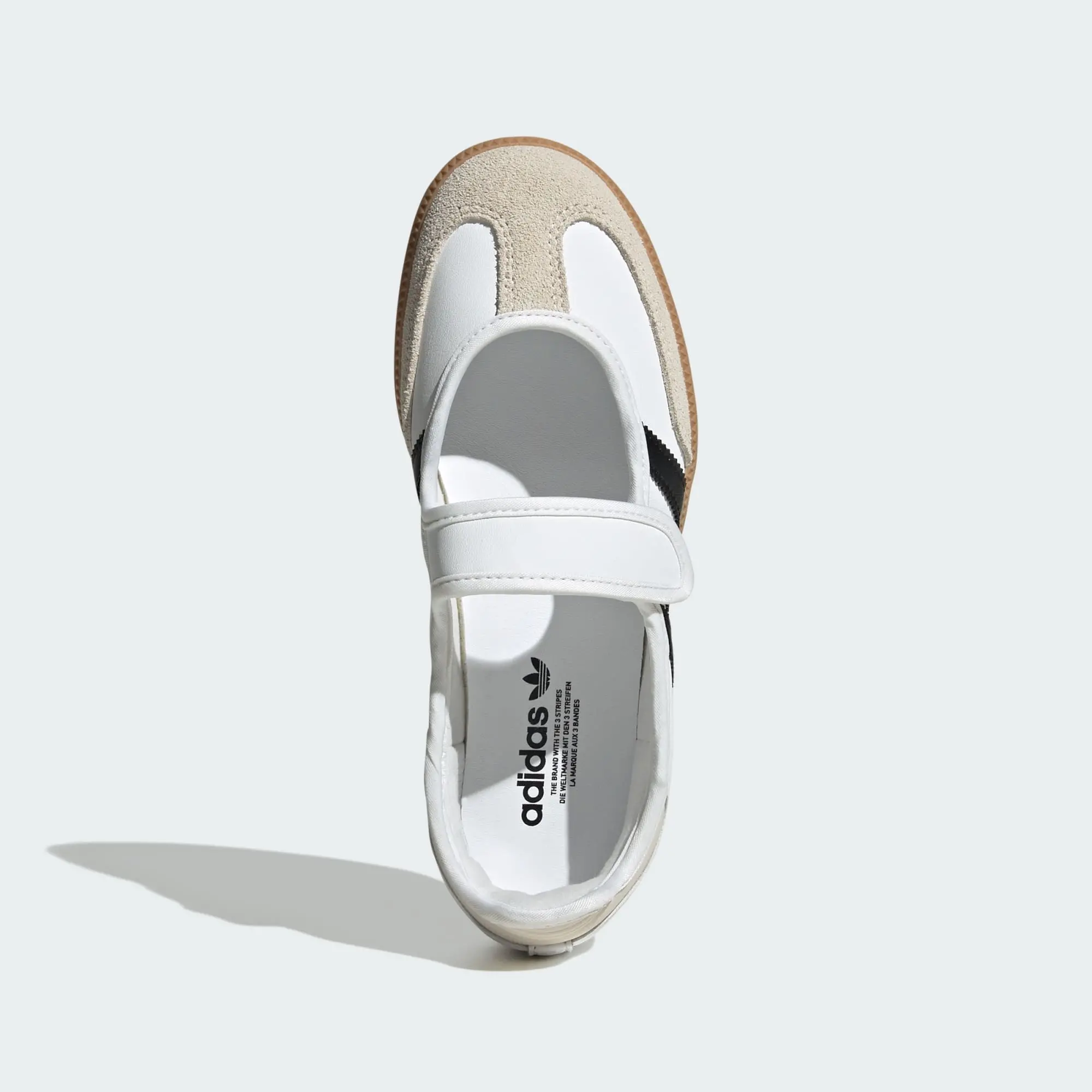 Alternative view of Giày Adidas Samba Jane 'White Black Gum' JR7436