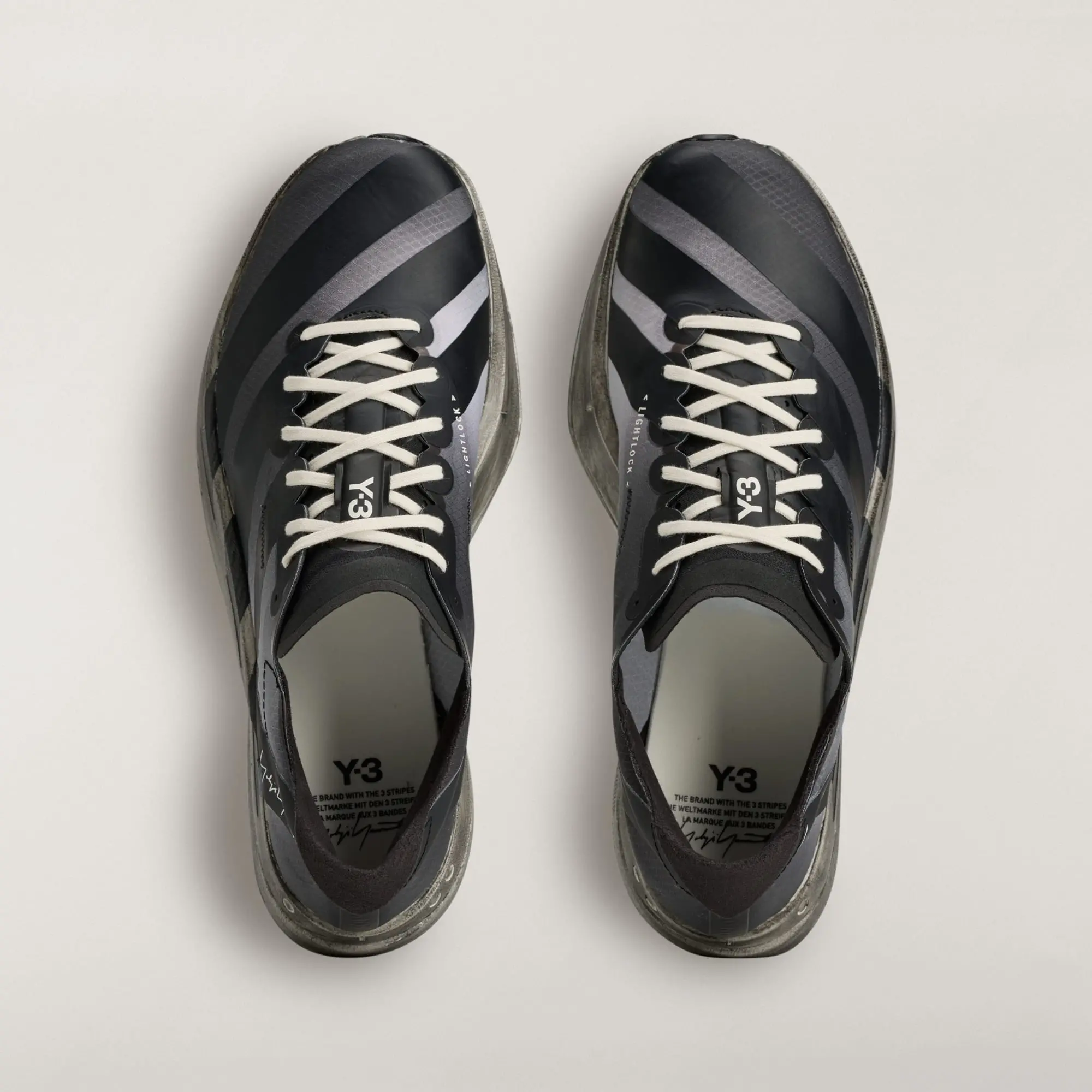 Giày Adidas Y-3 Adios Pro 4 Trainers 'Black Grey' KI7128 - Ảnh 3