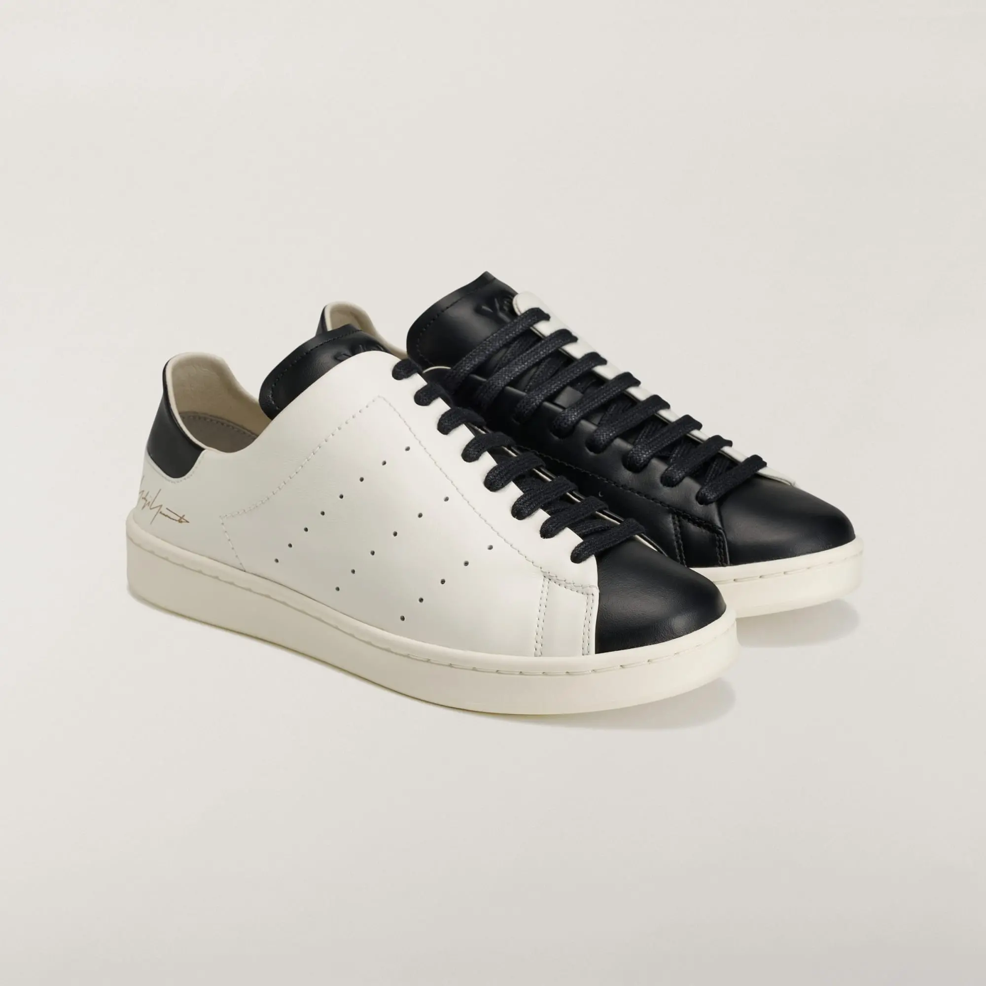 Giày Adidas Y-3 Diagonal Stan Smith 'White Black' KZ9072 - Ảnh 3