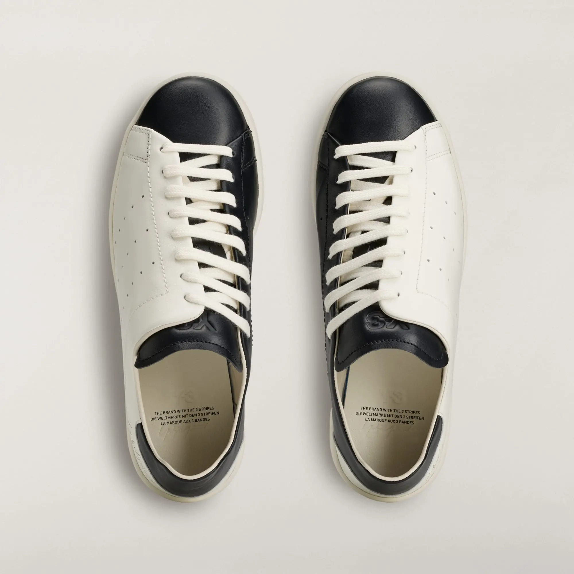 Giày Adidas Y-3 Diagonal Stan Smith 'White Black' KZ9072 - Ảnh 4