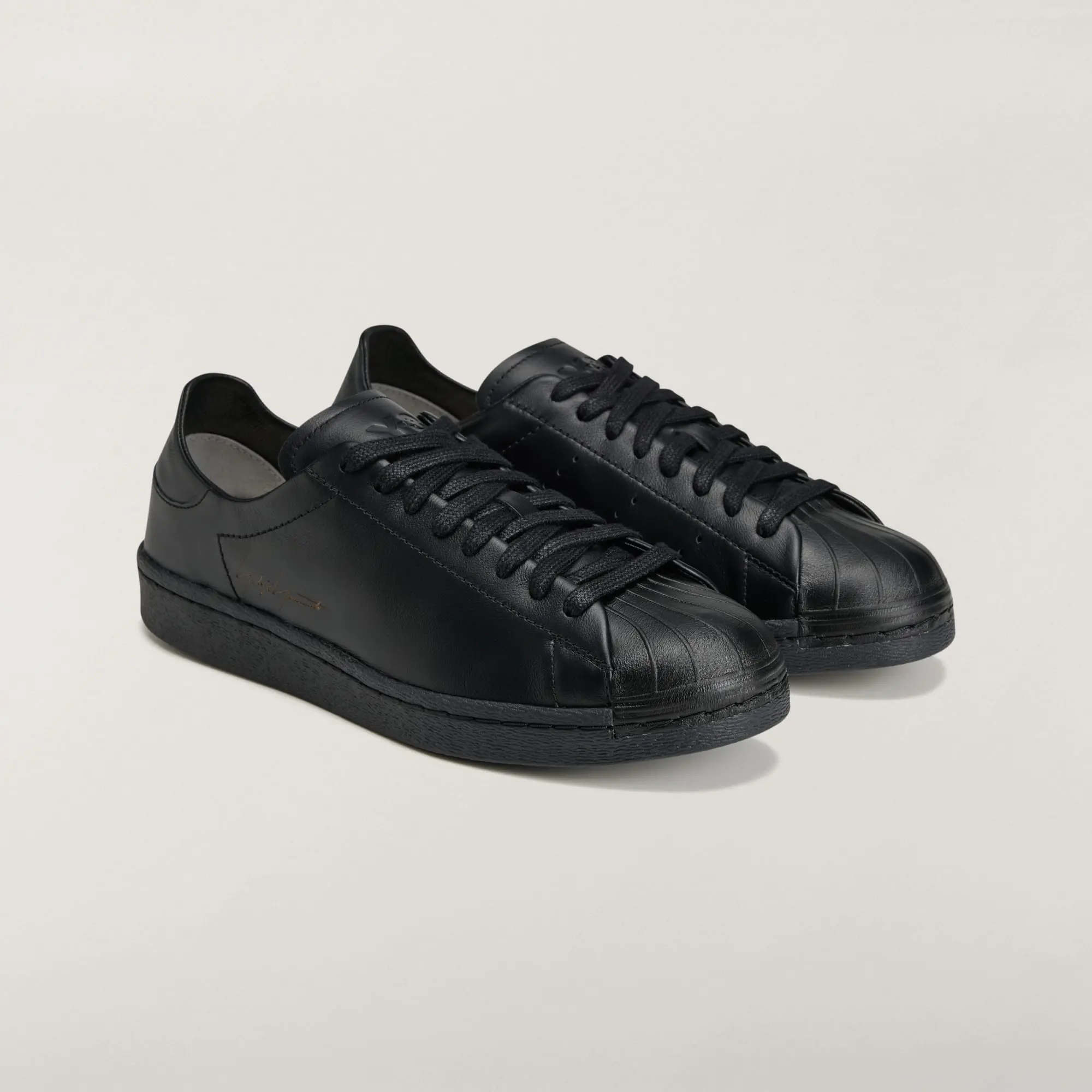 Giày Adidas Y-3 Superstar Trainers 'Black' LA6691 - Ảnh 4