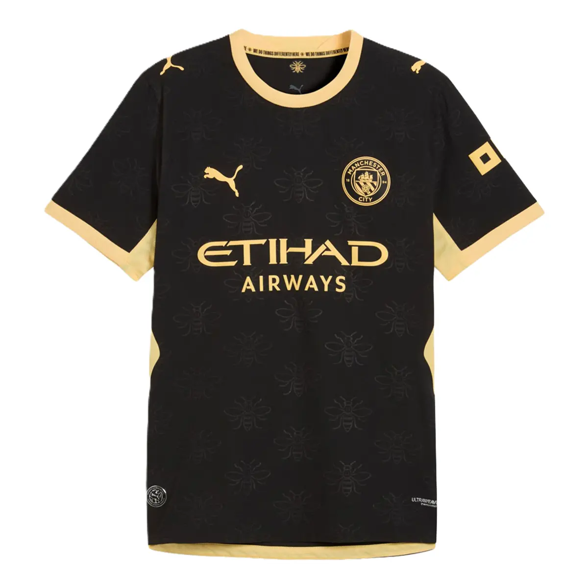 Áo Adidas Manchester City 26/27 Away Authentic Jersey 'Flaxen' 784337-03