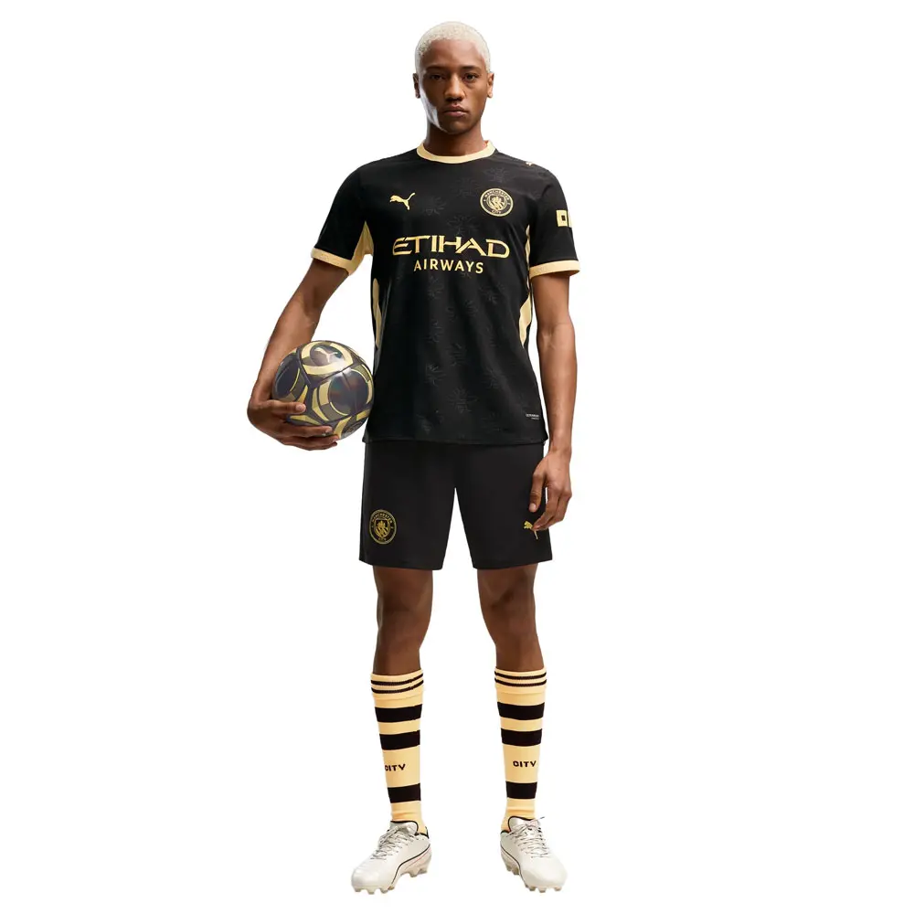 Alternative view of Áo Adidas Manchester City 26/27 Away Authentic Jersey 'Flaxen' 784337-03