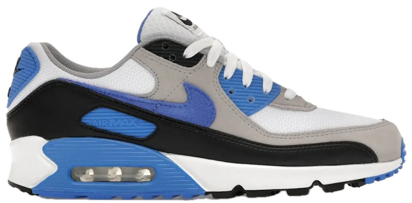 Giày Nike Air Max 90 'White Blue Crystal' DM0029-122