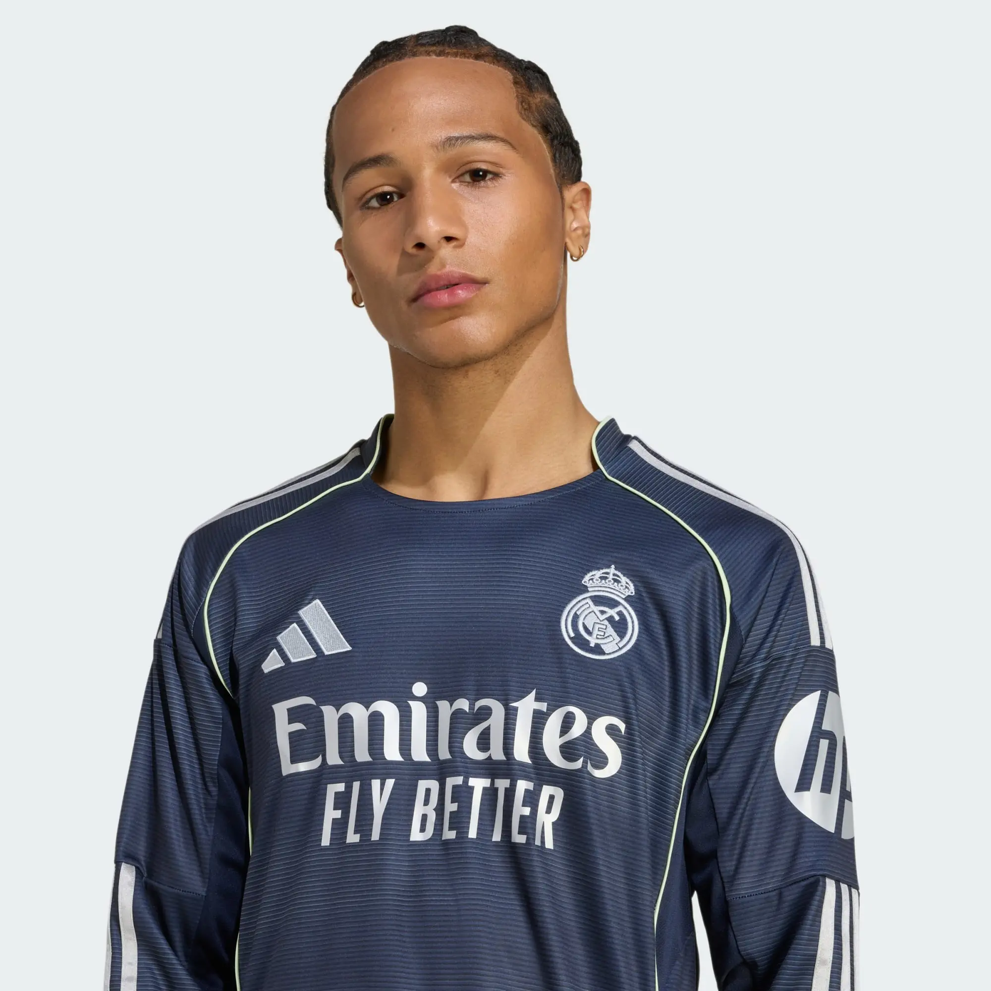 Áo Adidas Real Madrid 25/26 Long Sleeve Away Jersey JP3939 - Ảnh 5