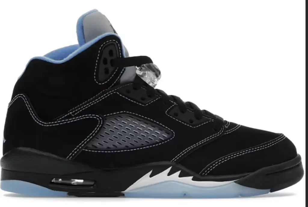 Giày Nike Air Jordan 5 Retro 'Black Blue' 440888-008