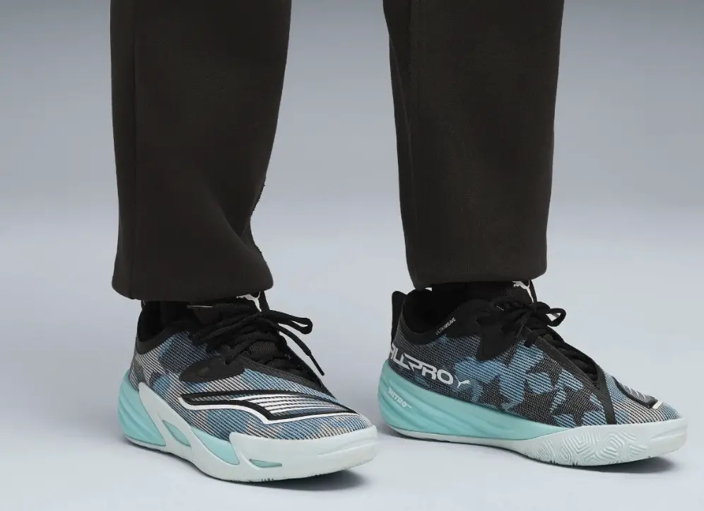 Alternative view of Giày Puma All Pro Nitro 2 Basketball 'Light Blue' 312306