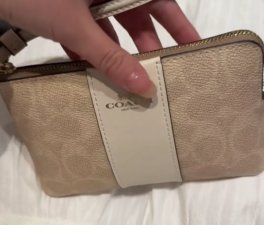 Túi Corner Zip Wristlet 'Chalk' CW854-IMXDM - Ảnh 4