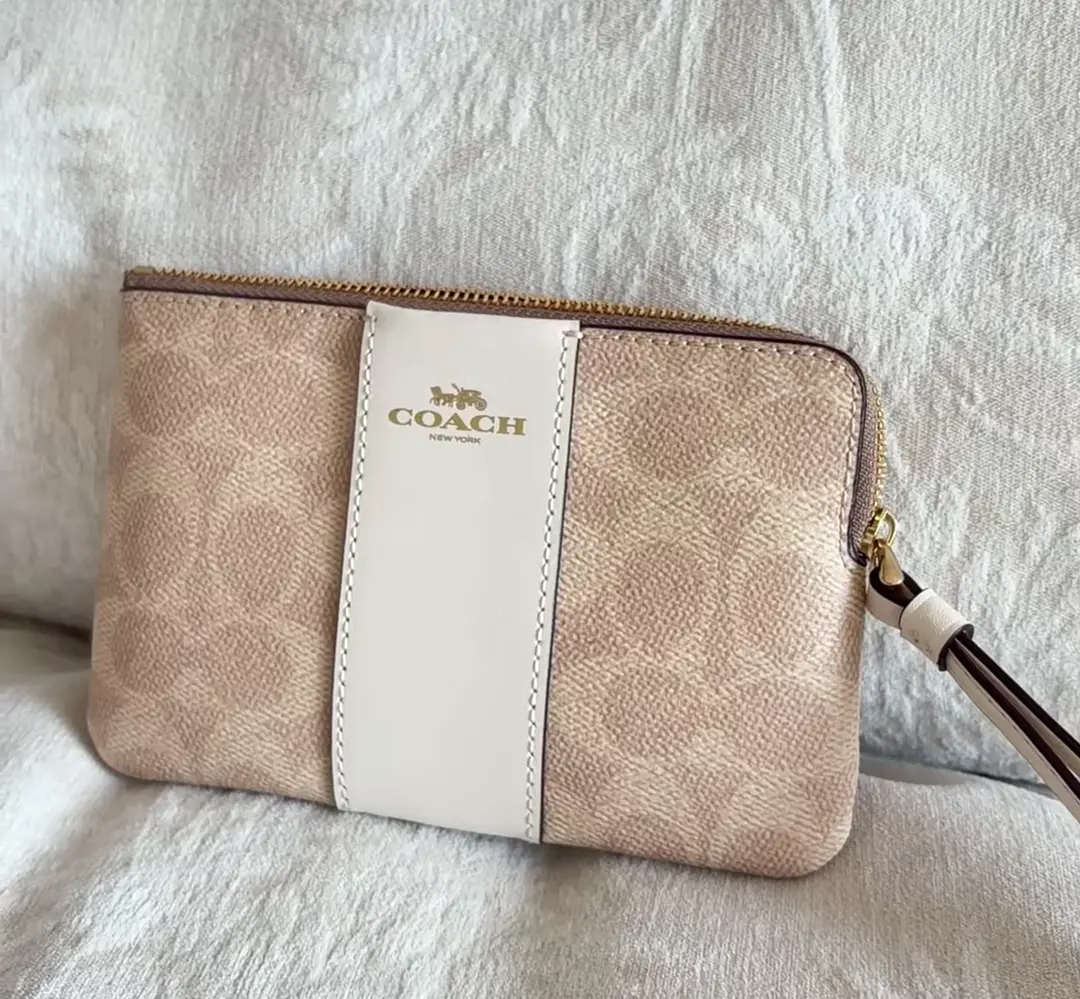 Túi Corner Zip Wristlet 'Chalk' CW854-IMXDM - Ảnh 5