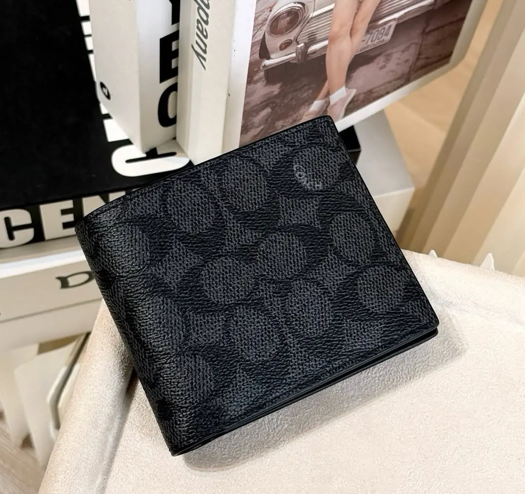 Ví Coach Billfold Wallet 'Black' CY394-QBMI5 - Ảnh 3