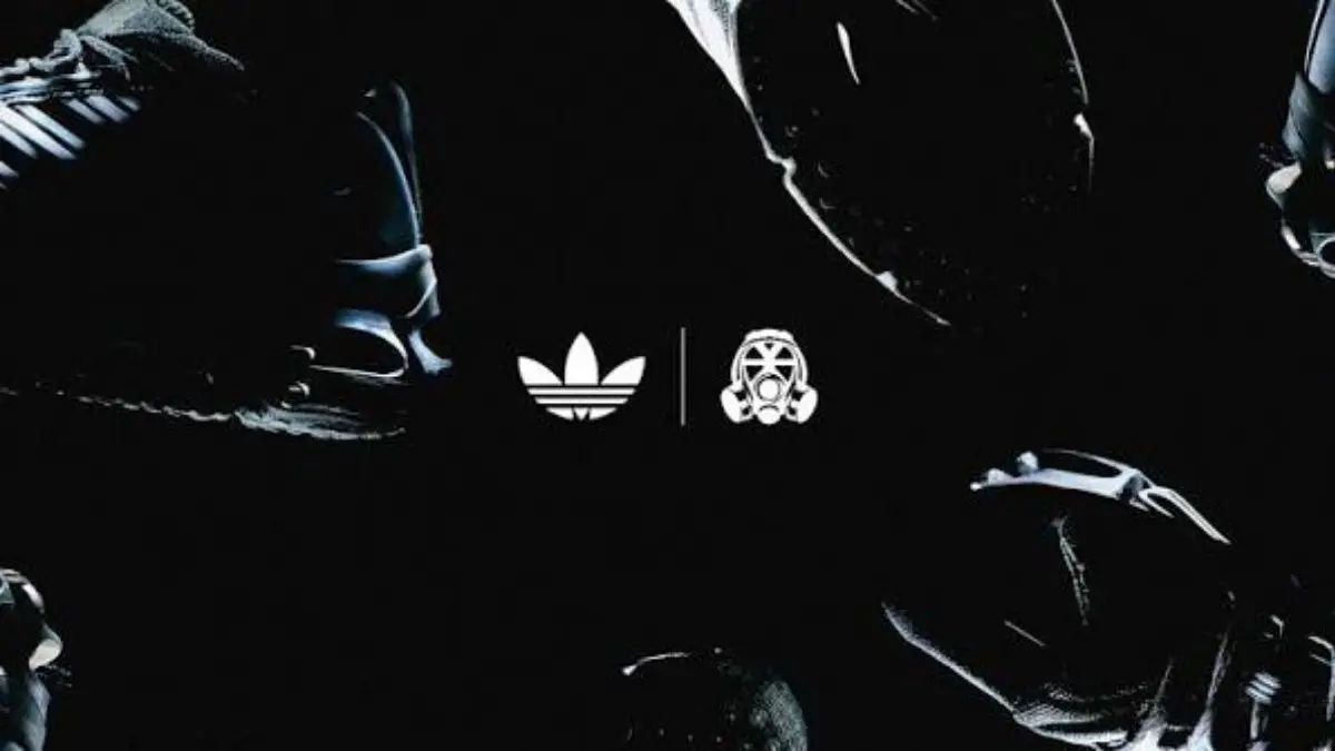 Footpatrol x adidas Megaride Shades of Black, giay monochrome doc dao