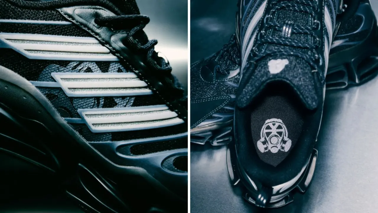 Hinh anh 5: Footpatrol x adidas Megaride Shades of Black, giay monochrome doc dao