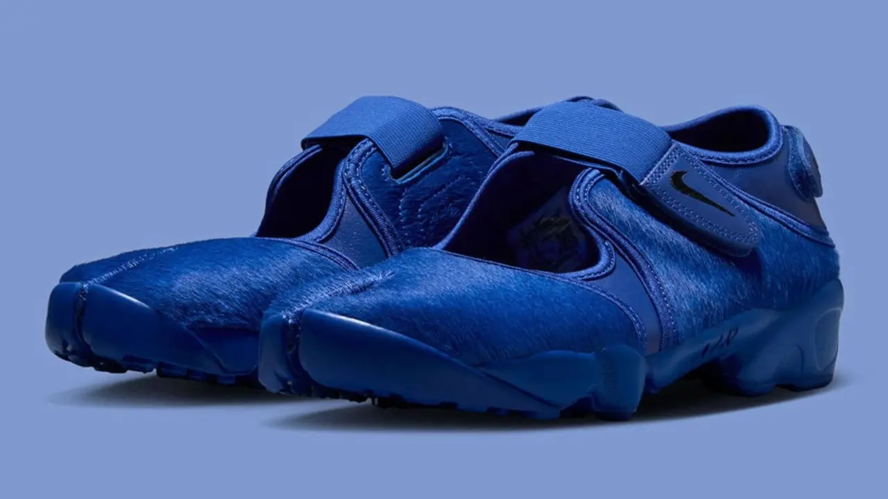 Hinh anh 4: Nike Air Rift Pony Hair Pack voi thiet ke mui che va chat lieu pony hair