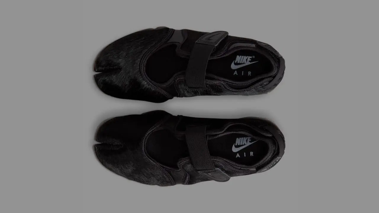 Hinh anh 6: Nike Air Rift Pony Hair Pack voi thiet ke mui che va chat lieu pony hair