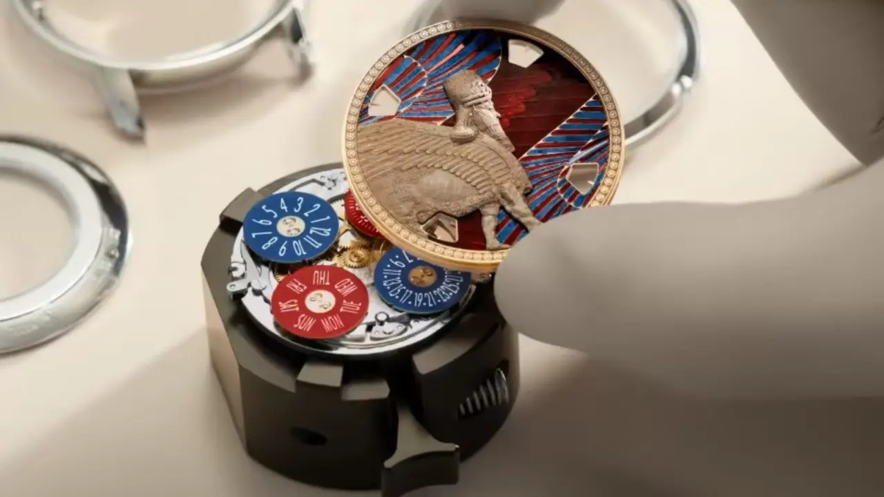 Hinh anh 4: Dong ho Vacheron Constantin Metiers d’Art voi hinh tuong Lamassu Assyria
