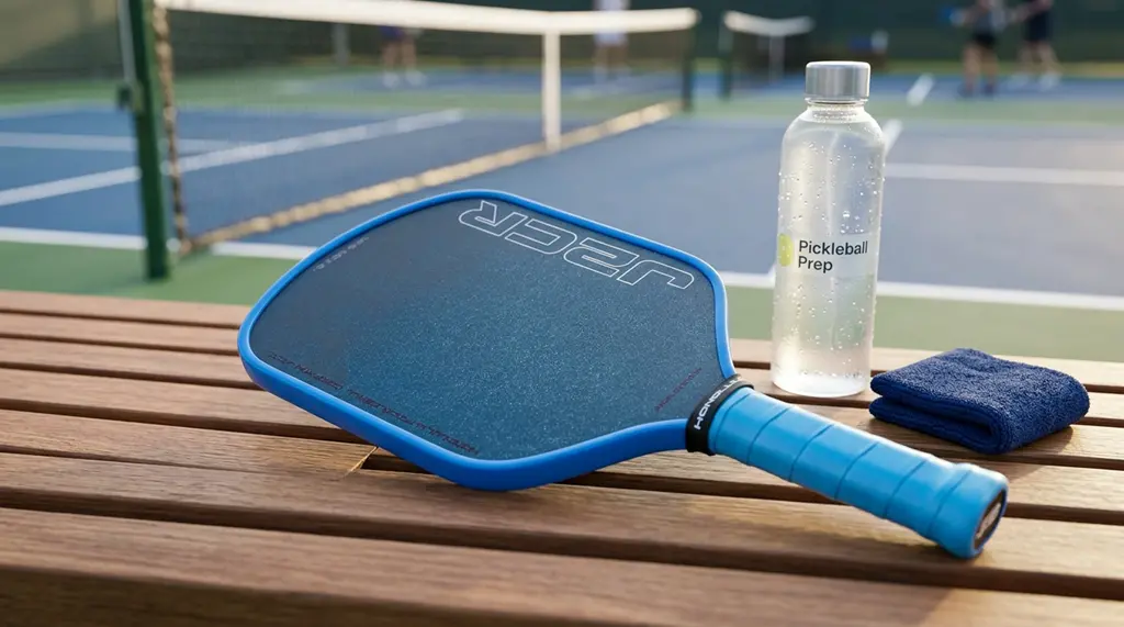 Vợt Pickleball Honolulu J2CR Sword & Shield Crystal 'Blue' - Ảnh 3