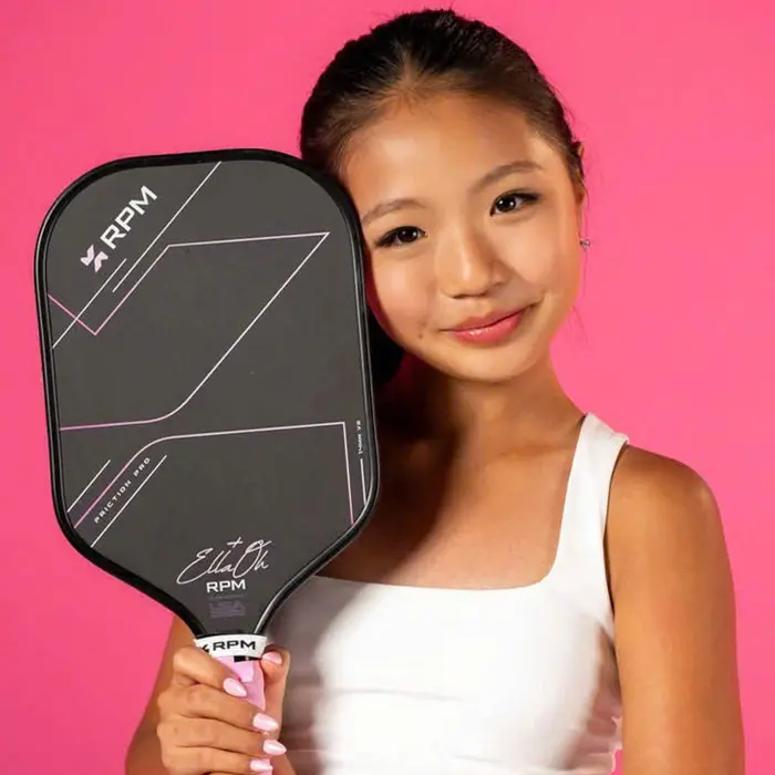 Alternative view of Vợt Pickleball RPM Friction Pro V2 Ella Oh’s Elongated