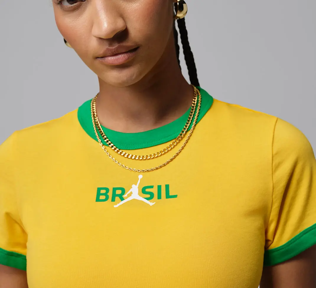Áo Nike Jordan Graphic Brazil Crew-Neck Top IF3926-741 - Ảnh 4