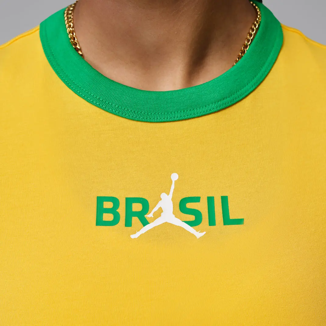 Áo Nike Jordan Graphic Brazil Crew-Neck Top IF3926-741 - Ảnh 3