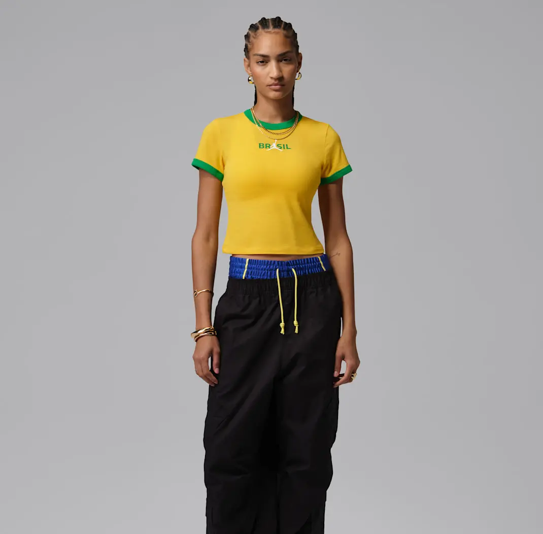 Áo Nike Jordan Graphic Brazil Crew-Neck Top IF3926-741 - Ảnh 2