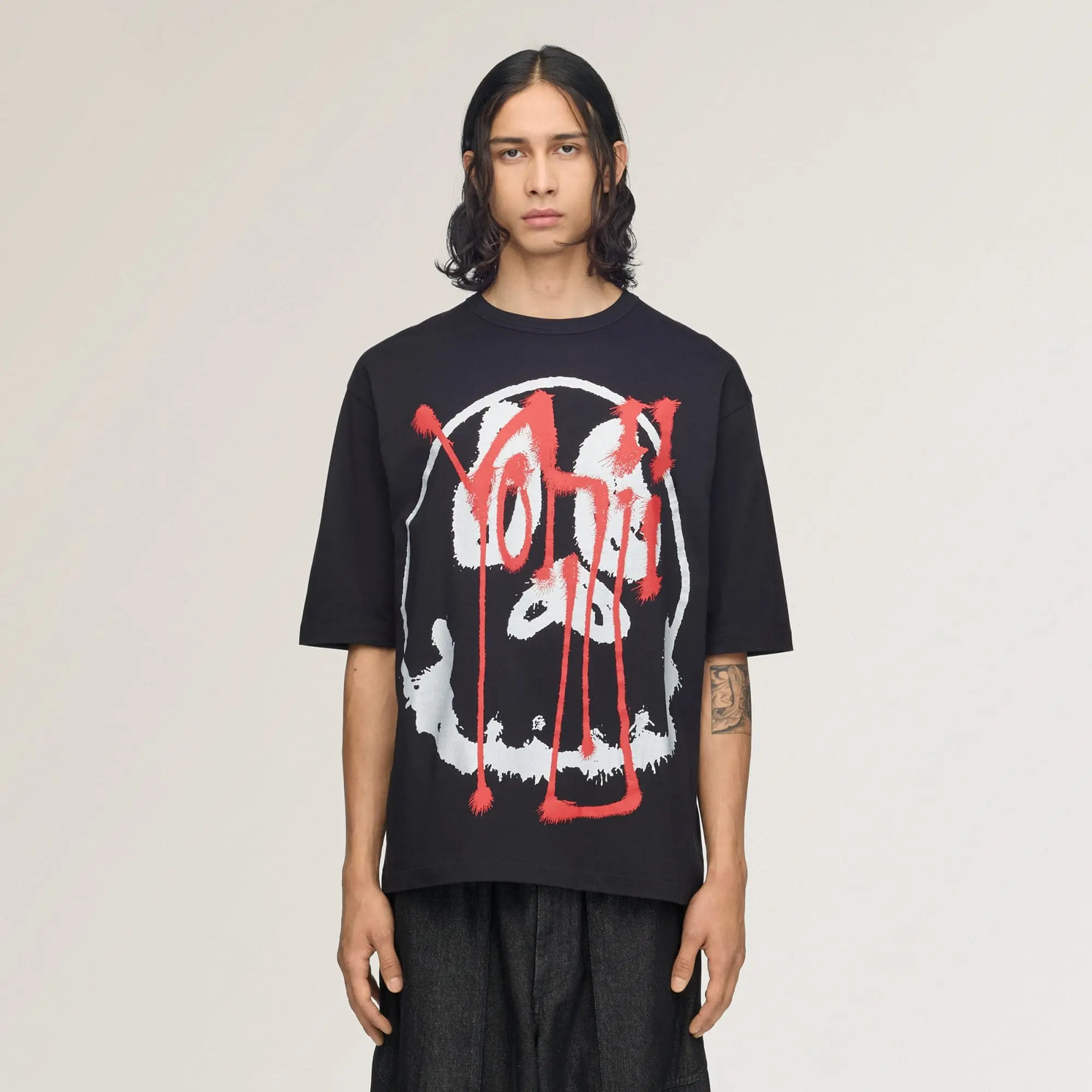 Alternative view of Áo Adidas Y-3 Chito Graphic Short Sleeve Tee 'Black' KR1062