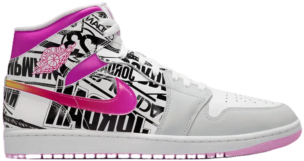 Giày Nike Air Jordan 1 Mid ‘What The Logo’ IX3522-101