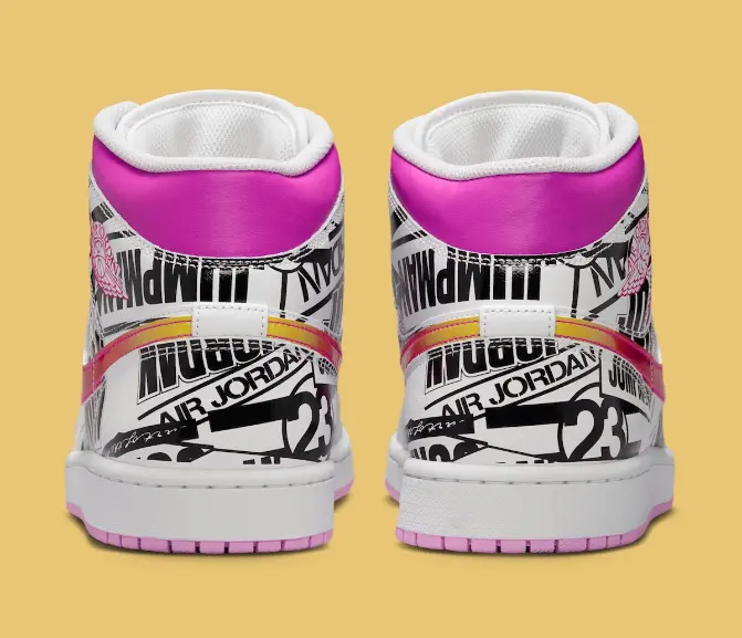 Alternative view of Giày Nike Air Jordan 1 Mid ‘What The Logo’ IX3522-101