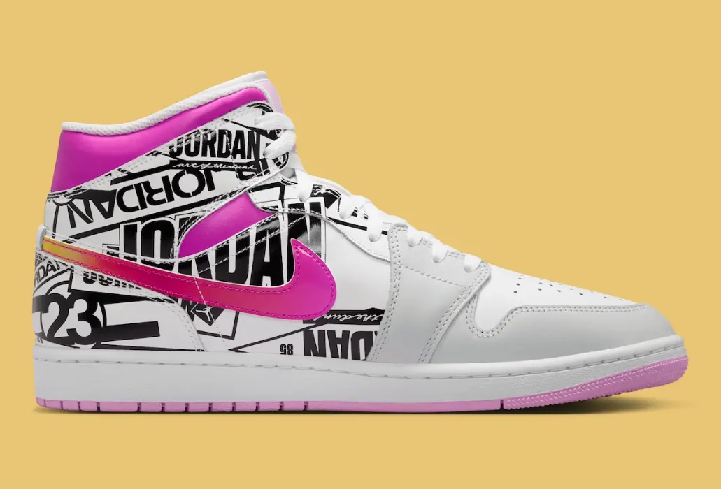 Giày Nike Air Jordan 1 Mid ‘What The Logo’ IX3522-101 - Ảnh 5